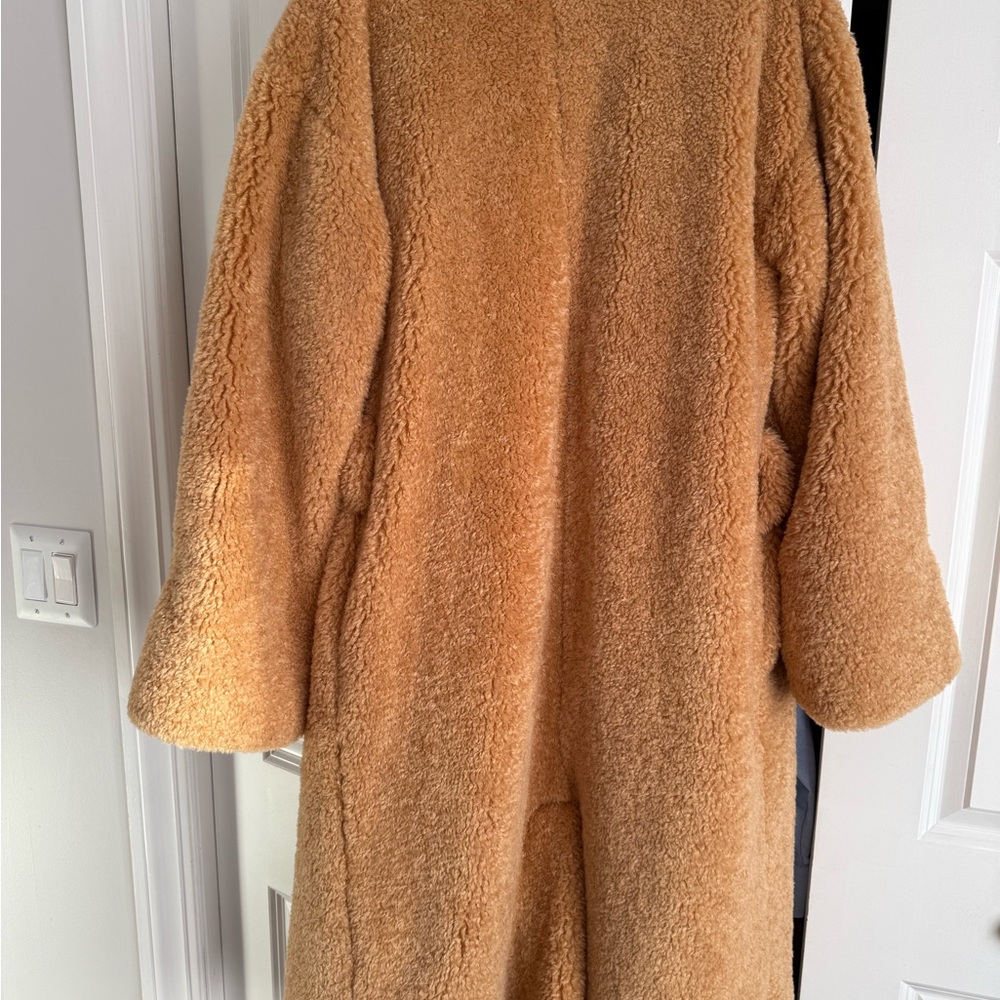 NWT 7 For All Mankind Belted Coat Cozy Oversized - Picture 2 of 5